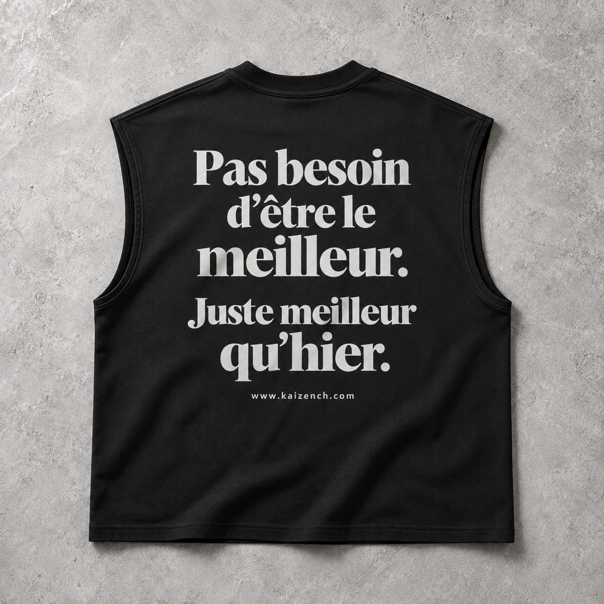 Débardeur Kaizen — Progression